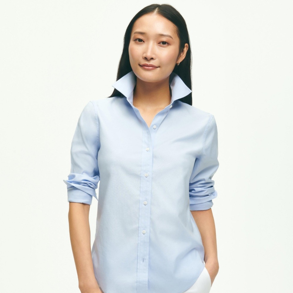 Classic-Fit Non-Iron Stretch Supima® Cotton Dress Shirt